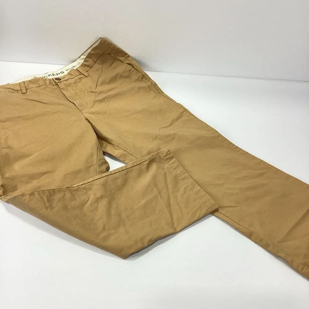 Dockers Khaki Diem Slacks D3 Classic Fit Men's Tan Pants 42x30